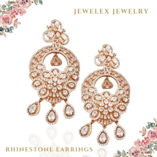 rhinestone earrings