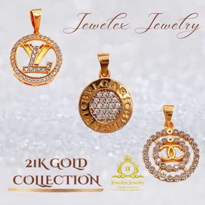 21k gold pendants style jx1