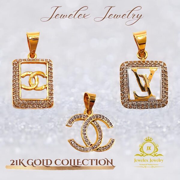 21k gold pendants style jx5