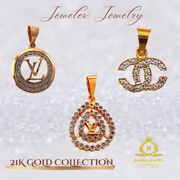 21k gold pendants style jx8