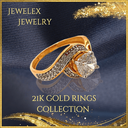 21k gold ring style 1