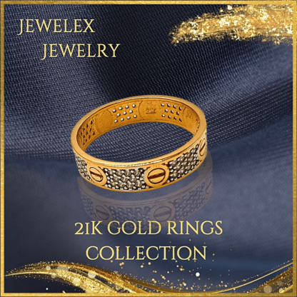 21k gold ring style cartier band