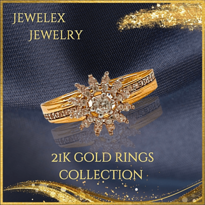 21k gold ring style 13