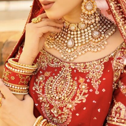 sehar bridal polki kundan setting jewelry