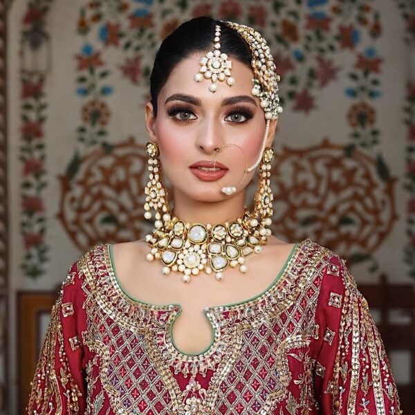 amira polki and kundan setting bridal jewelry