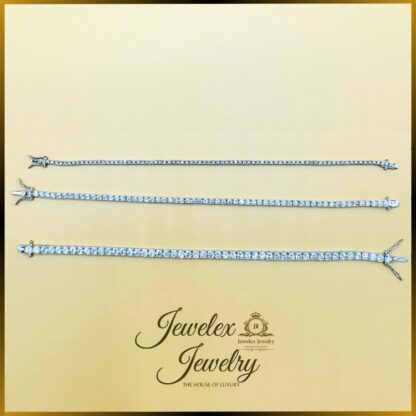 tennis 925 silver bracelet