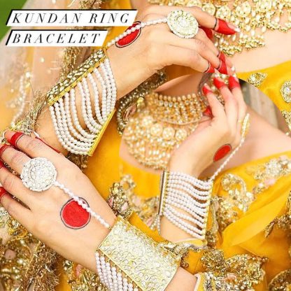 kundan ring bracelet