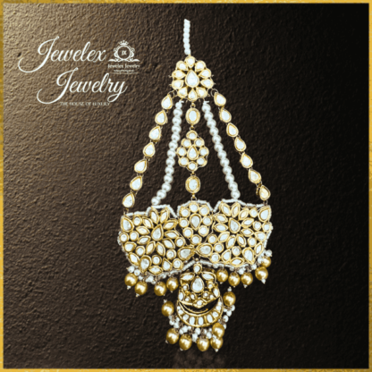 traditional kundan polki jhumar jx3