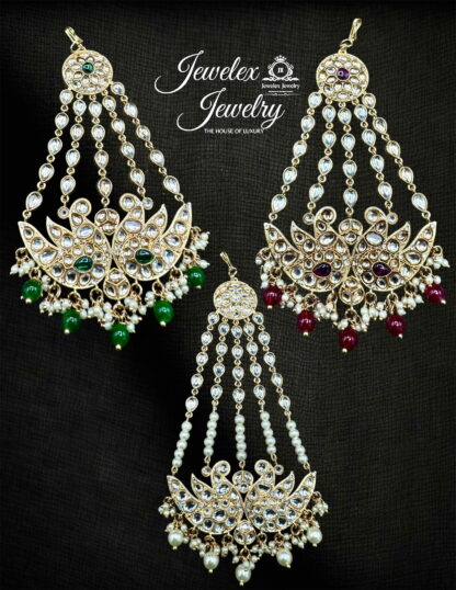 traditional bridal kundan jhumars JD3