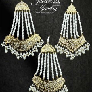 traditional bridal kundan polki jhumars JD8
