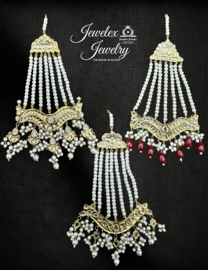 traditional bridal kundan jhumars JD2