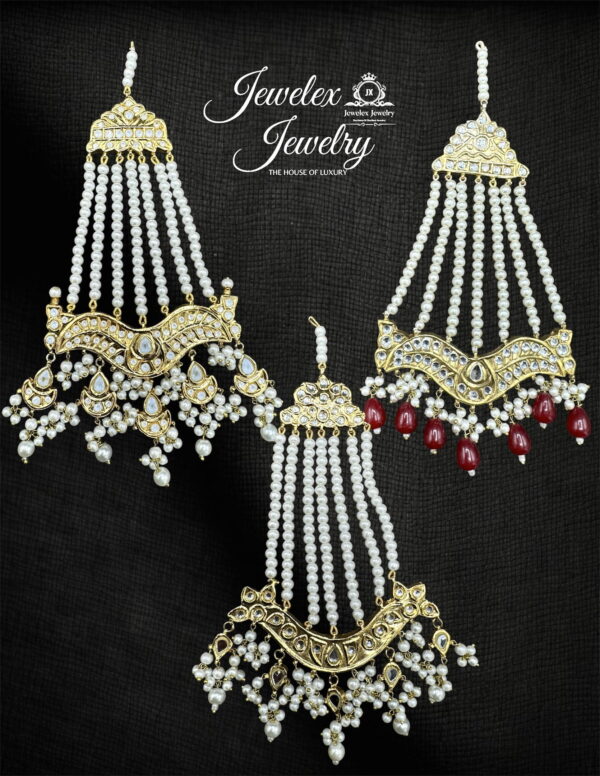 traditional bridal kundan jhumars JD2