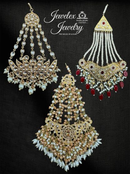 traditional bridal kundan polki jhumars JD10