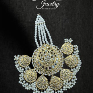 traditional bridal kundan polki jhumars JD15