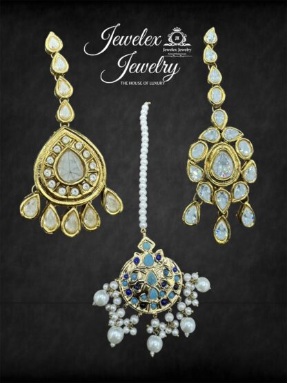 kundan and polki tika/bindi jt2
