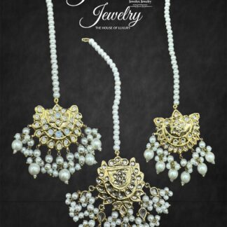kundan and polki tika/bindi jt11