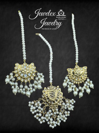 kundan and polki tika/bindi jt11