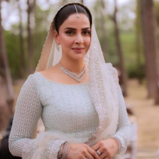 saba qamar in arab style necklace
