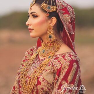 maiza gold tone bridal set
