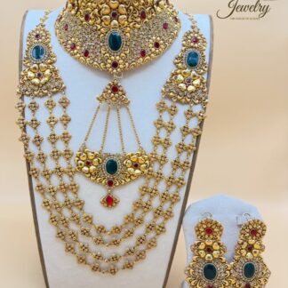 gold tone bridal set
