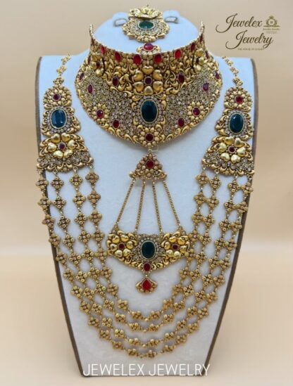 gold tone bridal set - Image 6