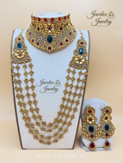 gold tone bridal set - Image 3