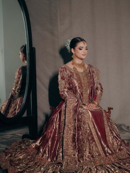 emaan gold look coins bridal set - Image 4