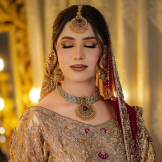 traditional south asian modern bridal jewelry set
