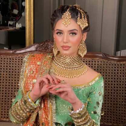 maharat kundan and polki necklace set