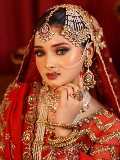 heritage polki and pearls maala set for an elegant bridal look - Image 4