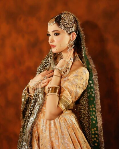 timeless nikkah look with traditional kundan jewelry - Image 3