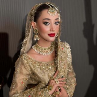 timeless traditional kundan nikkah jewelry set