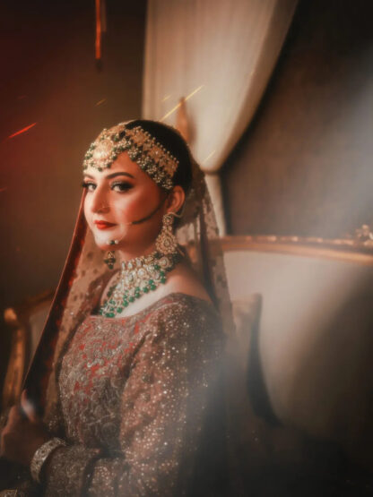 legacy polki and kundan bridal set - Image 4