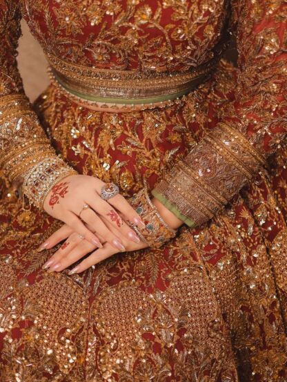 royal vibes in polki bridal set - Image 6