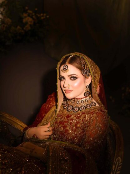 royal vibes in polki bridal set - Image 5
