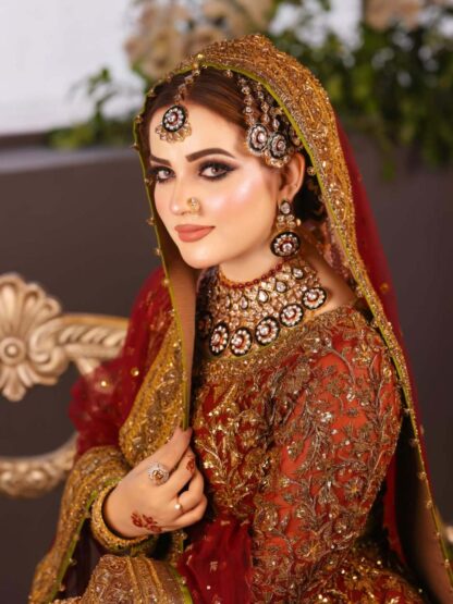 royal vibes in polki bridal set - Image 7