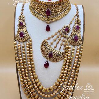south asian gold jewelry grace bridal set
