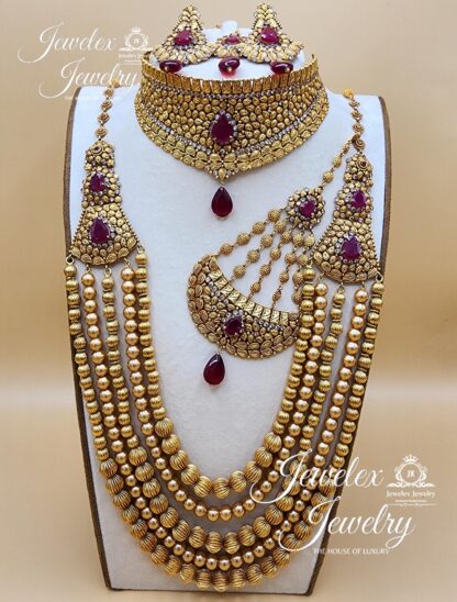 south asian gold jewelry grace bridal set