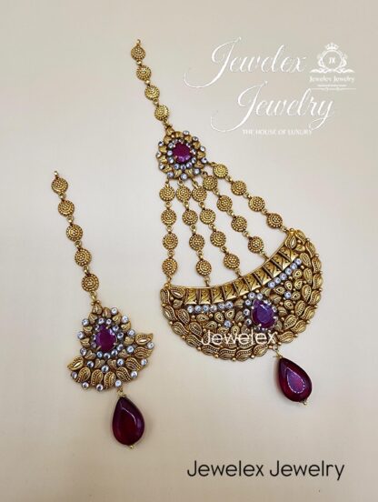 south asian gold jewelry grace bridal set - Image 2