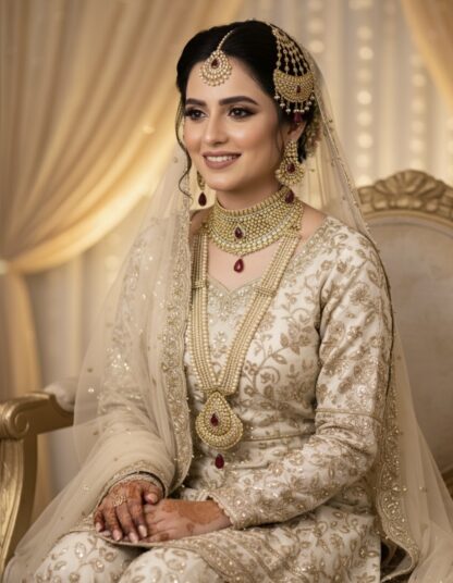 gold jewelry grace bridal set - Image 5