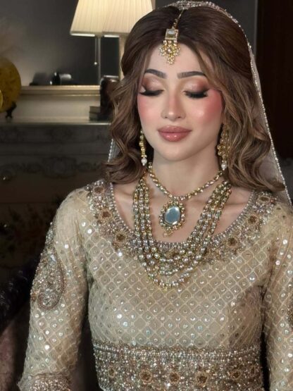 layered polki jewelry set - Image 2