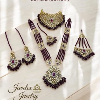 rhim gold look traditional jewelry set