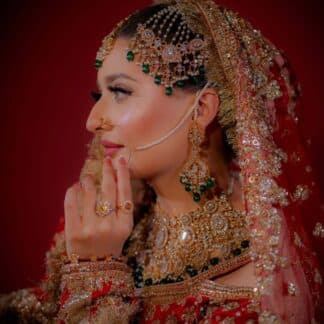 opulent polki bridal masterpiece necklace set