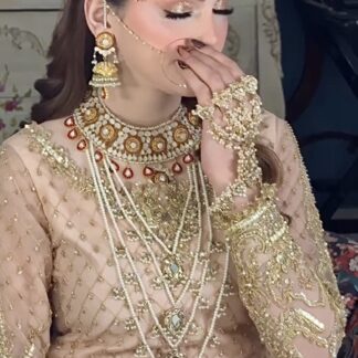 mehr traditional nikkah jewelry set
