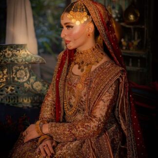 a royal moment with traditional gold style jewelry