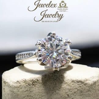sovereign sparkle 1ct moissanite diamond ring