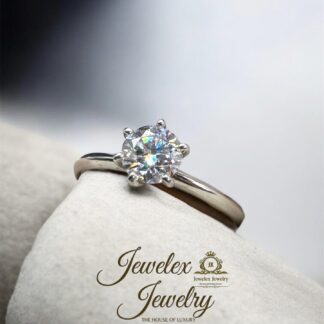 midnight dew 1ct moissanite diamond ring