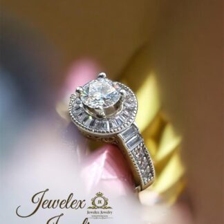 Celestial 1ct moissanite diamond ring