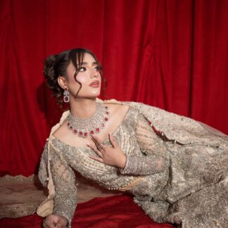 the crimson empress glamour elegance necklace set