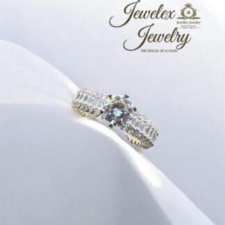 first light 1ct moissanite diamond ring